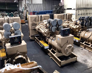 东南亚某金矿项目（康明斯配UED官网,10台1000KW发电机）